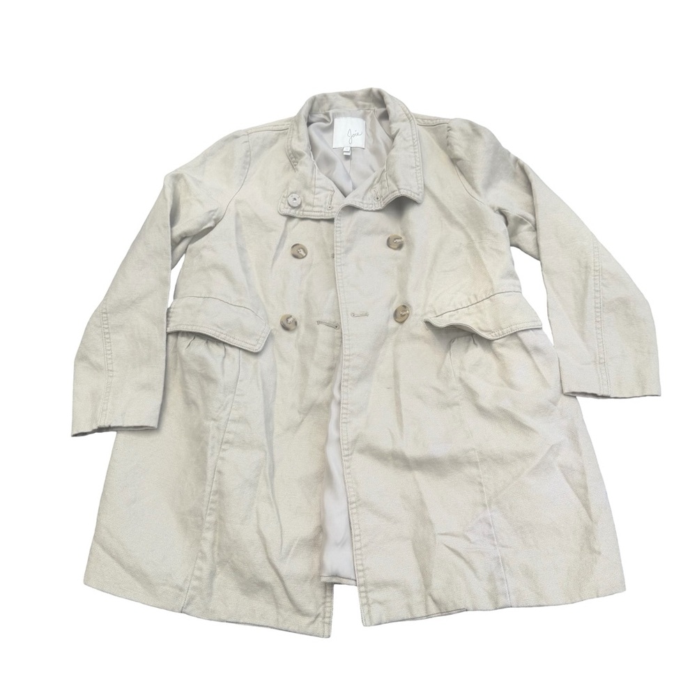 Joie Cotton Linen Trench Coat